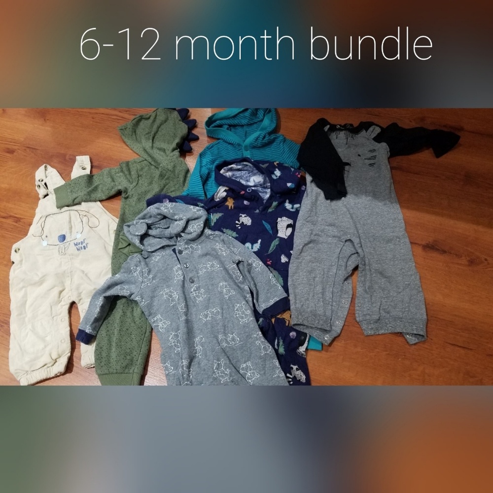 6-12 month playsuit bundle!